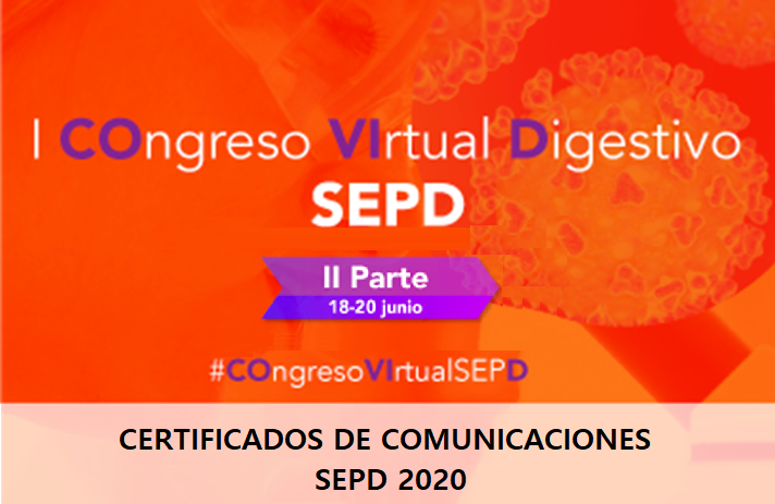 Certificados comunicaciones SEPD 2020